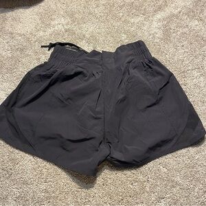 Balance Athletica Black String Lined Running Shorts Small